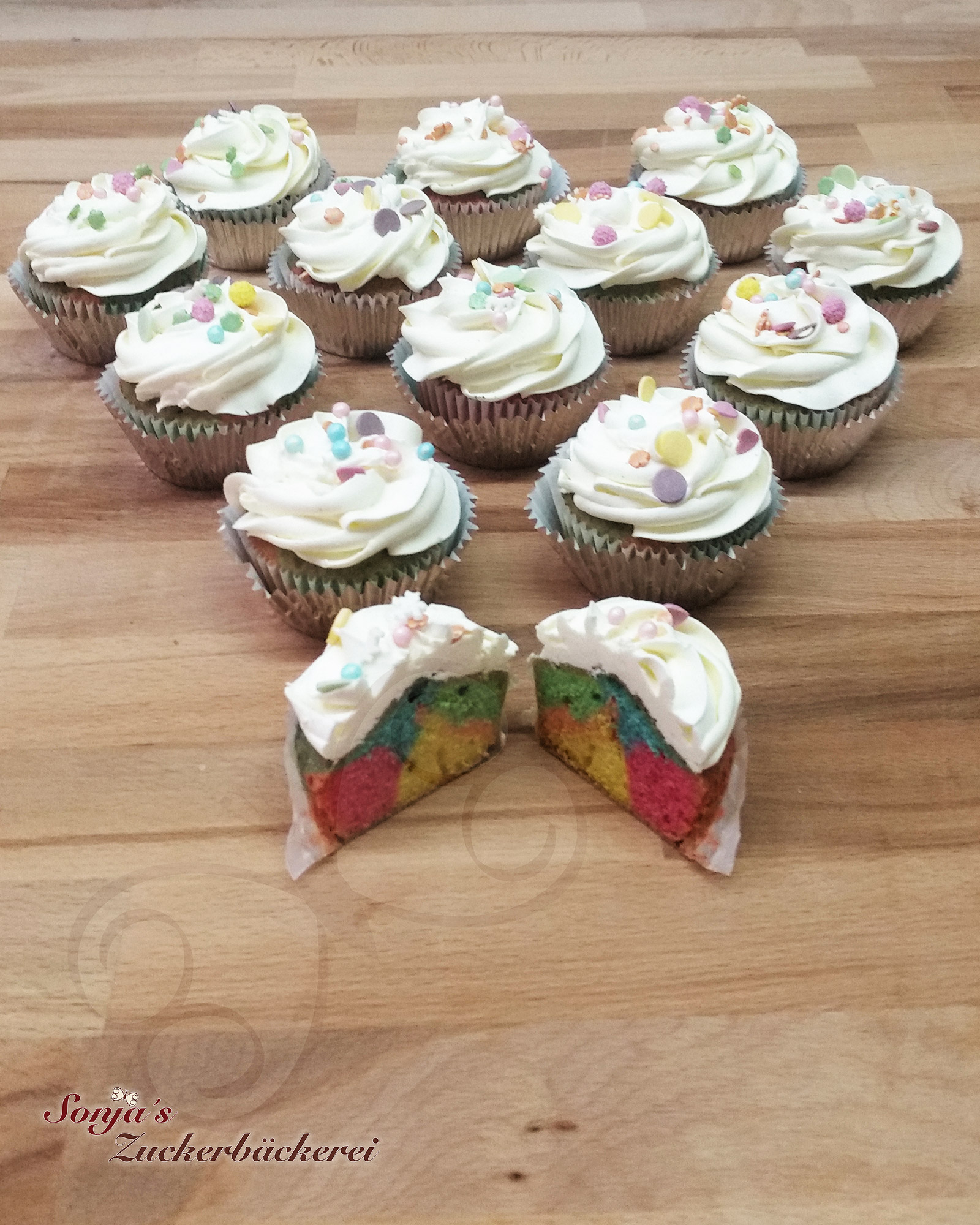 cupcake-regenbogen